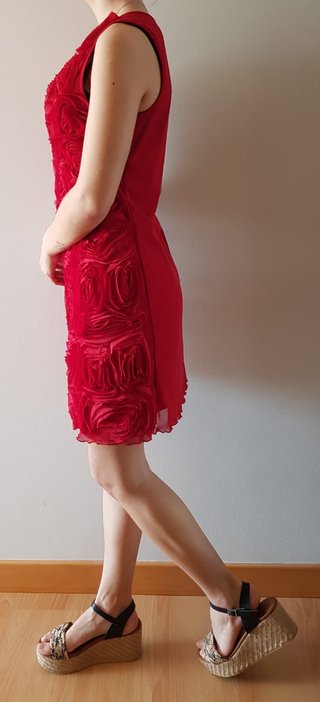 Vestido mini rojo cereza de Niña Bonita
