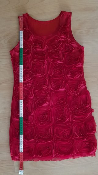 Vestido mini rojo cereza de Niña Bonita