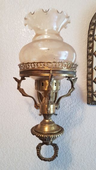 APLIQUE DE PARED EN BRONCE