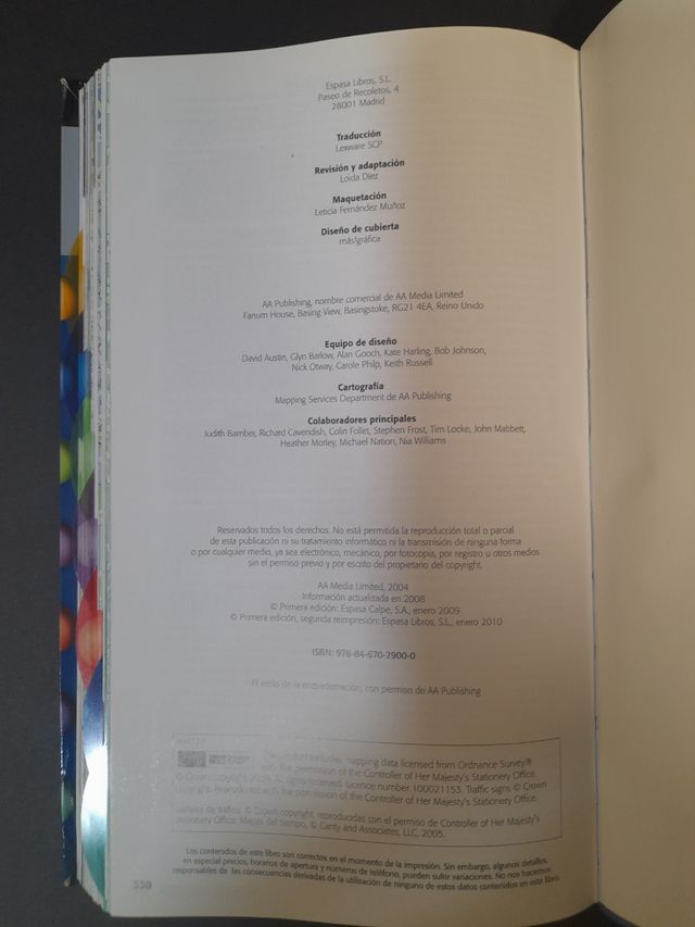 Guía Londres Espasa 2009