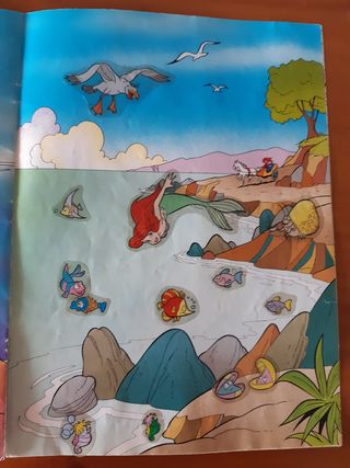 Álbum Cromos + Stick & Stack La Sirenita (Años 90)