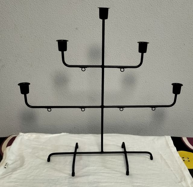 Candelabro decorativo con colgador