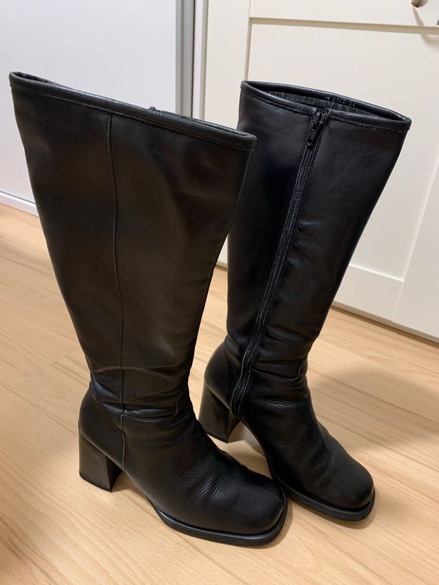 Botas Piel Negras WONDERS 37