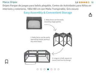 parque juegos plegable bebe