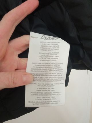 Abrigo de pluma Dolomite