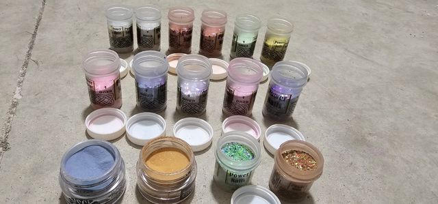 15 Acrílicos para decorar uñas colores Varios 