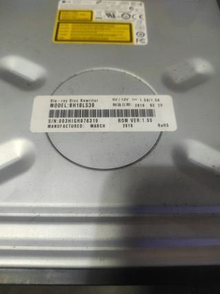 Regrabadora bluray interno 