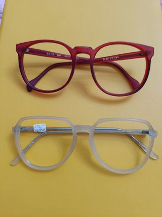 Gafas de pasta vintage. A estrenar.