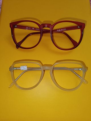Gafas de pasta vintage. A estrenar.
