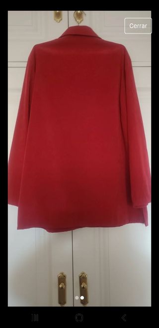 Sobrecamisa roja talla XXL 
