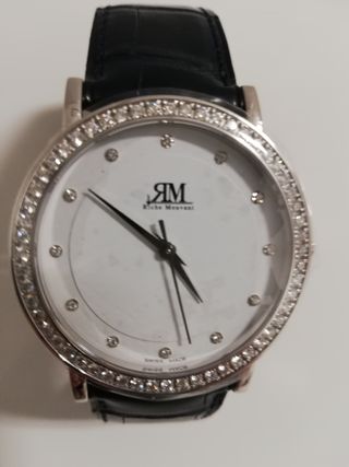 Reloj de caballero oro blanco y diamantes