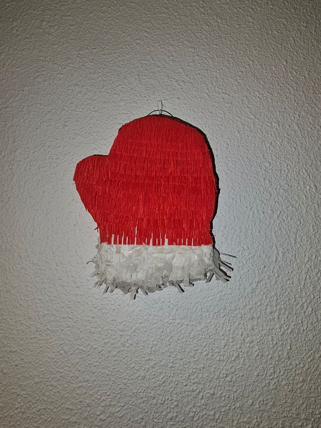 Caja piñata rellenable colgante guante