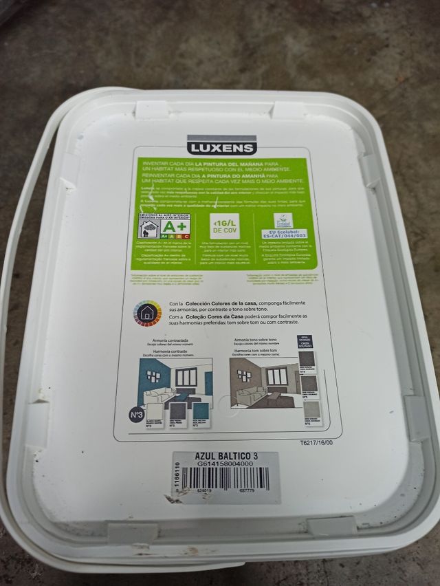 Pintura decoración 4litro sin abrir