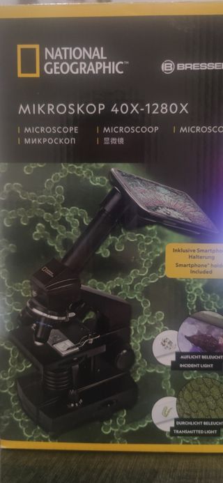 Microscopio 40x-1280x National Geographic