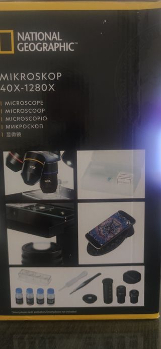Microscopio 40x-1280x National Geographic