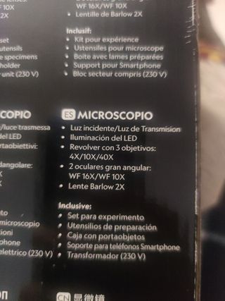 Microscopio 40x-1280x National Geographic