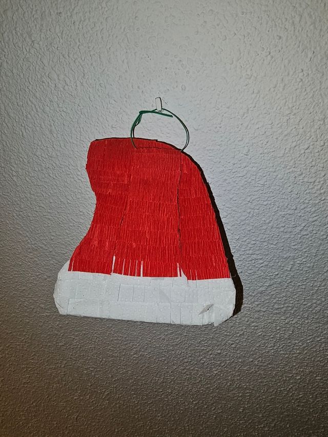 Caja adorno piñata navidad gorro