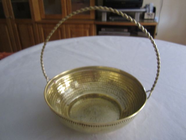 CENTRO DE MESA BRONCE ORO AÑOS 50