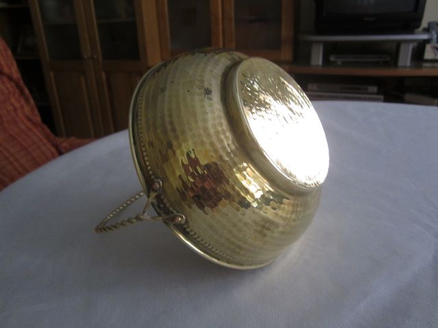 CENTRO DE MESA BRONCE ORO AÑOS 50