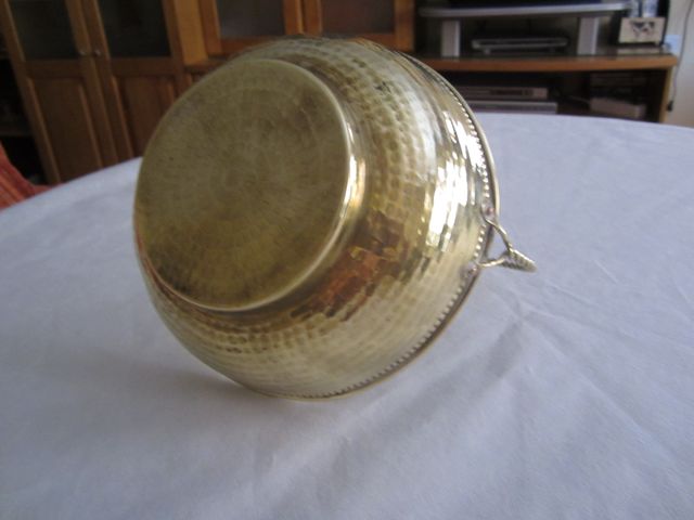 CENTRO DE MESA BRONCE ORO AÑOS 50