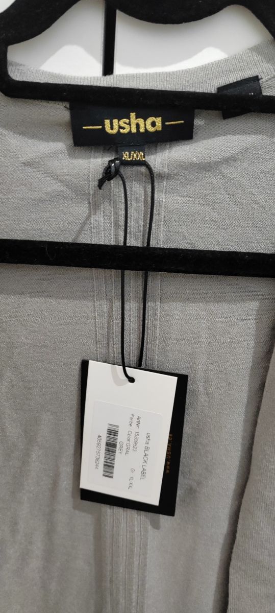 Cardigan chaqueta punto Usha gris
