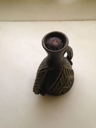 antigua caneca cerámica "ye monks whisky"