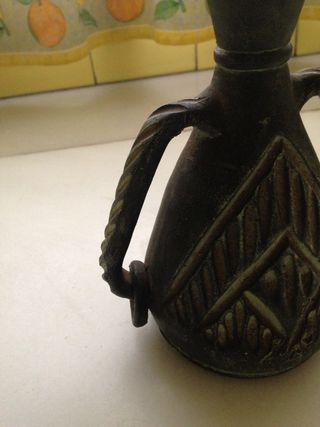 antigua caneca cerámica "ye monks whisky"