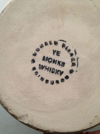 antigua caneca cerámica "ye monks whisky"