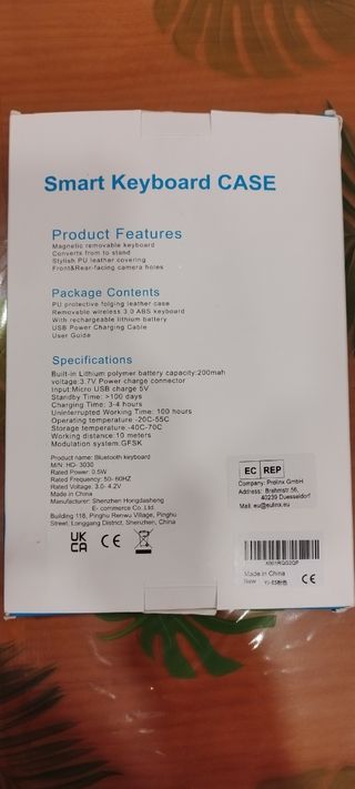 Smart Keyboard Rosa Redmi Pad 10.61"