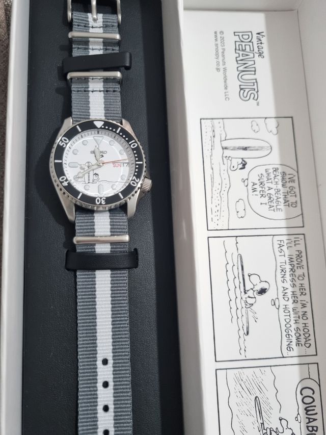 Seiko Aniversario 55 Snoopy. A estrenar