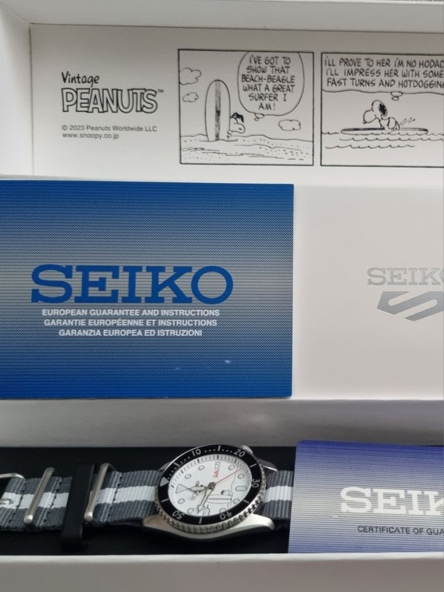 Seiko Aniversario 55 Snoopy. A estrenar
