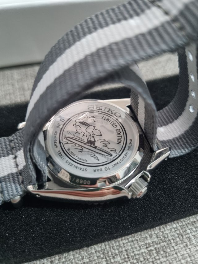 Seiko Aniversario 55 Snoopy. A estrenar