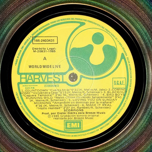 2 Álbumes LP vinilos SCORPIONS