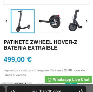 Patinete NUEVO eléctrico Hover-z
