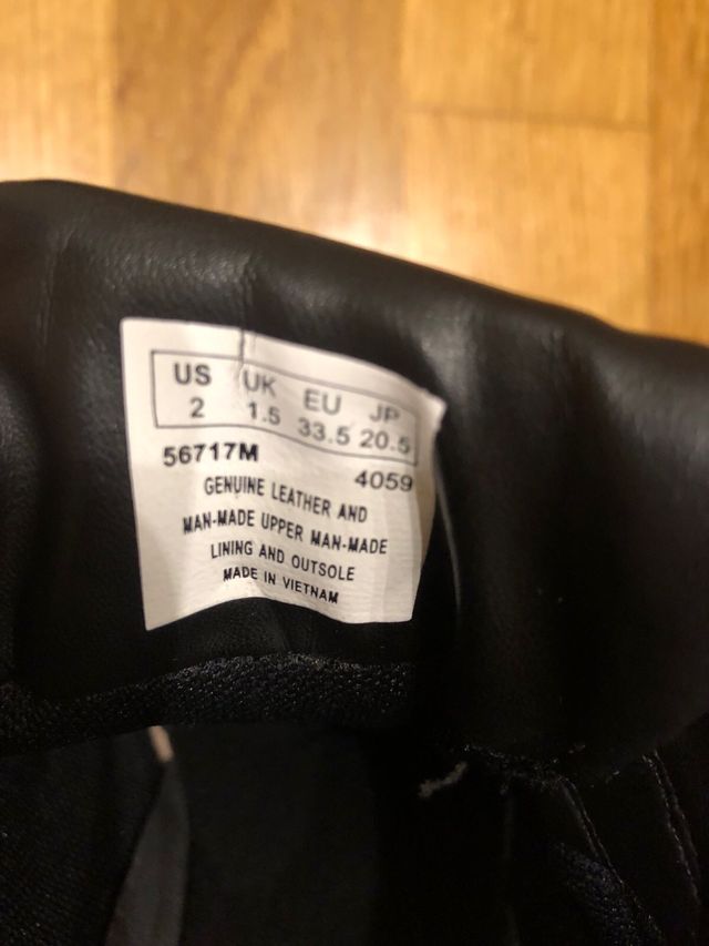 Botas Timberland niño número 33,5