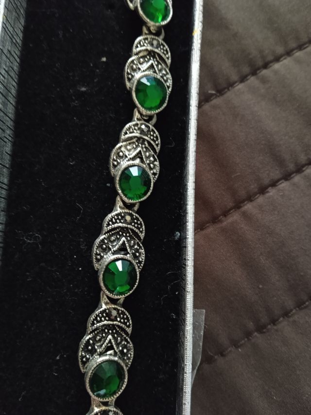 Pulsera bisutería plateada