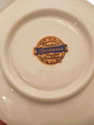 Set da caffè Porcellana Bavaria Extra Fine vintage