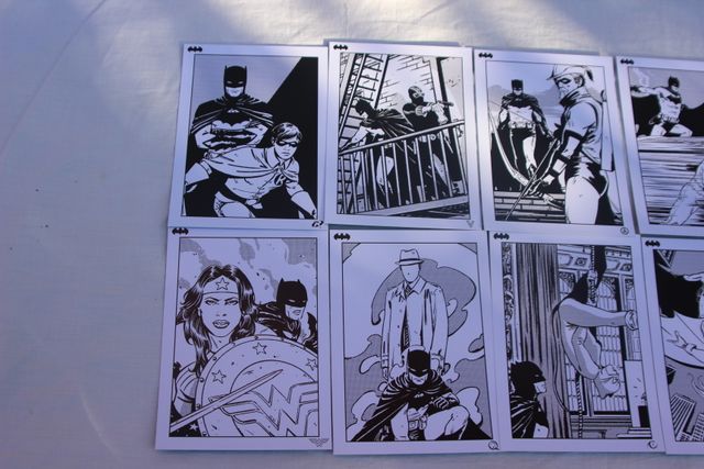 COLECCION COMPLETA 10 Postales LARGA VIDA A BATMAN