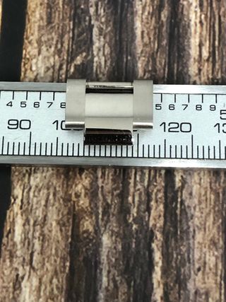 Eslabon Rolex + tornillo de oro blanco nuevo