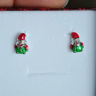 Ofertón🔥Papá Noel 🧑🎄 PLATA 925 Pendientes Niña