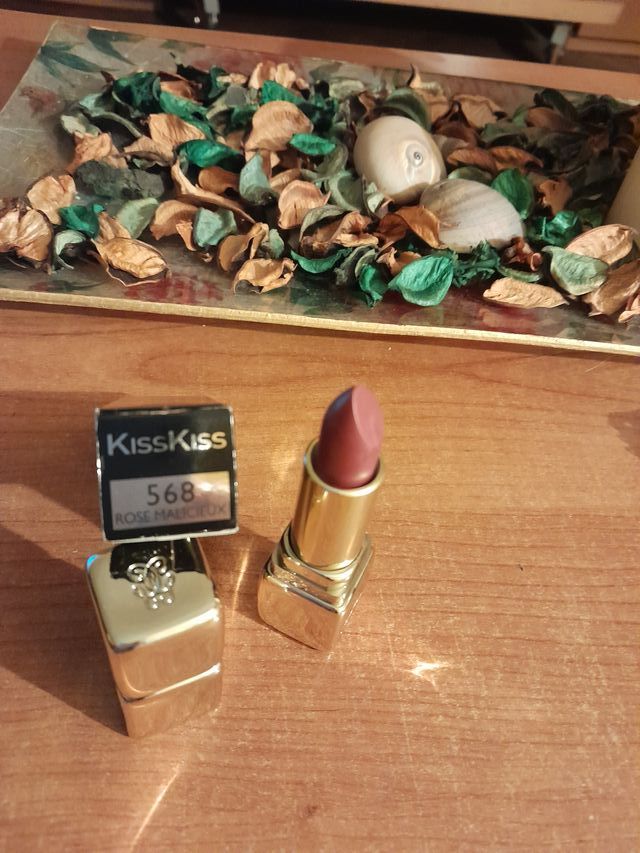 Pintalabios Guerlain Kiss Kiss 568 Rose Malicieux