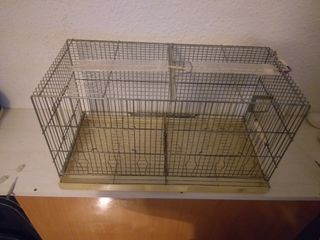 vendo jaula muy grande tiene para  dar calor pajar