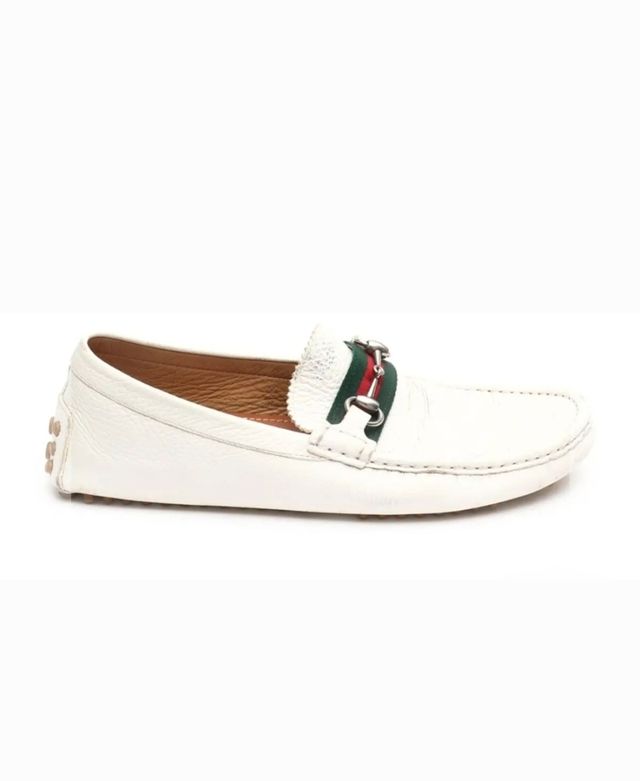Zapatos Mocasines Gucci Brixton De Cuero Italiano.