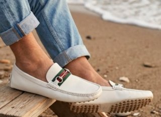 Zapatos Mocasines Gucci Brixton De Cuero Italiano.