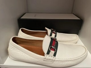Zapatos Mocasines Gucci Brixton De Cuero Italiano.