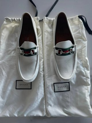 Zapatos Mocasines Gucci Brixton De Cuero Italiano.