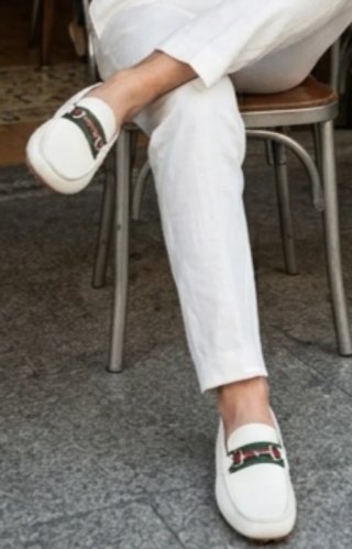 Zapatos Mocasines Gucci Brixton De Cuero Italiano.
