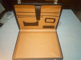 Maletín rígido cuero vitange 