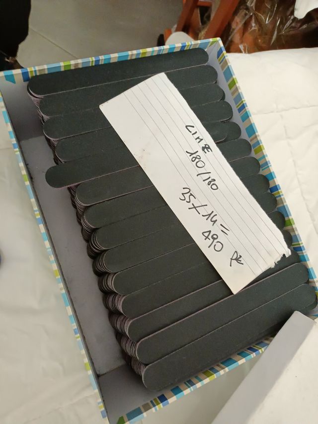 Lime per unghie Professionali 180x180 - 50pz