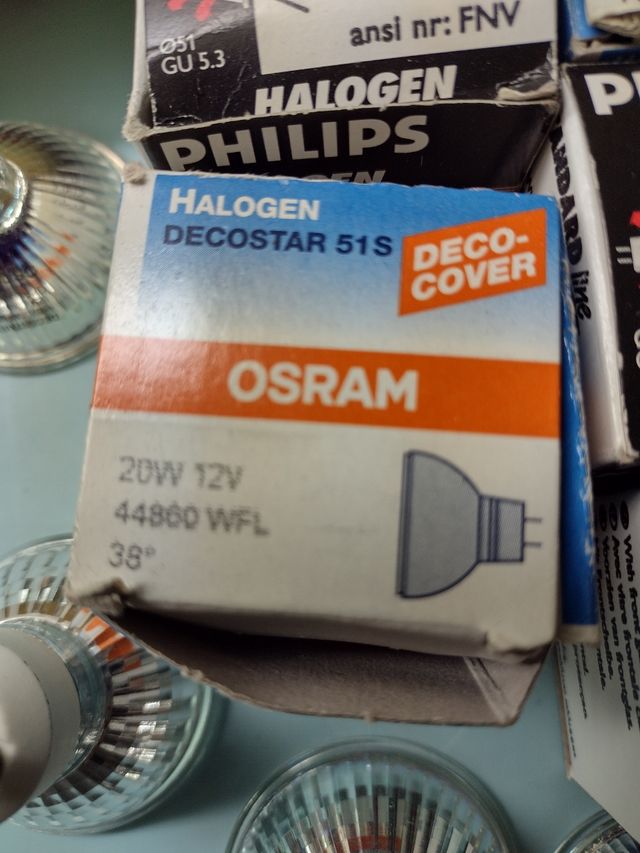 Lampadine alogene da 20 e 50 watt